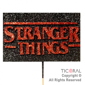 ADORNO PINCHE CARTEL STRANGER THINGS CON GIBRE x 1